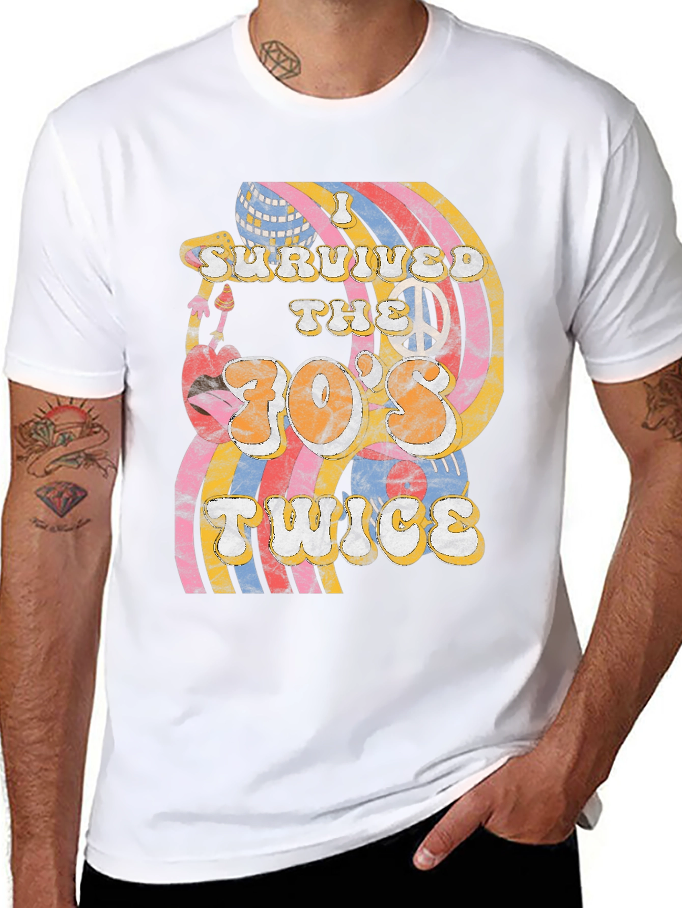 Retro 70s Style T-Shirt
