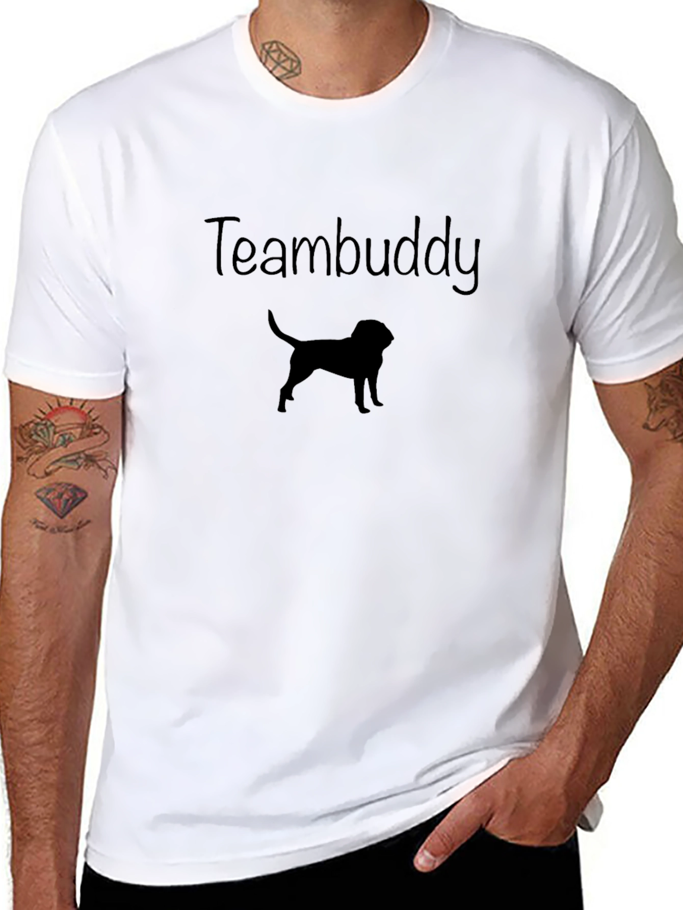 TeamBuddy Black Dog T-Shirt