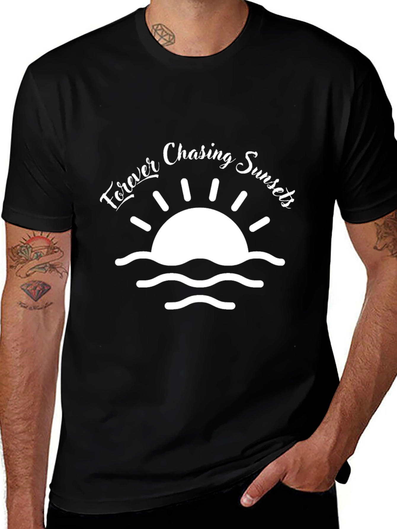 Forever Chasing Sunsets Graphic Tee