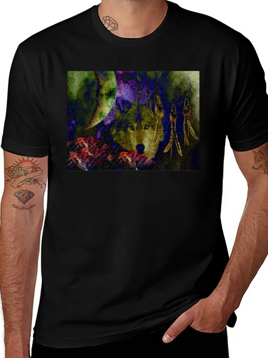 Wolf Dreamcatcher Graphic Tee