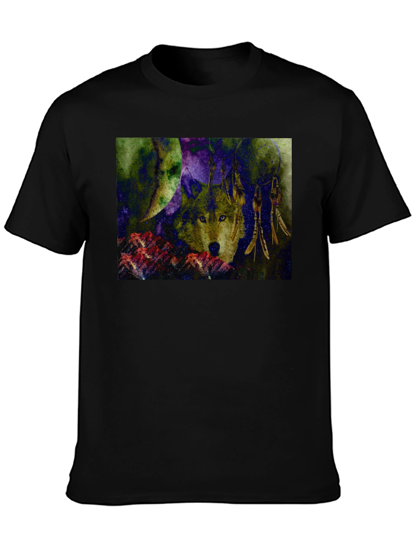 Wolf Dreamcatcher Graphic Tee
