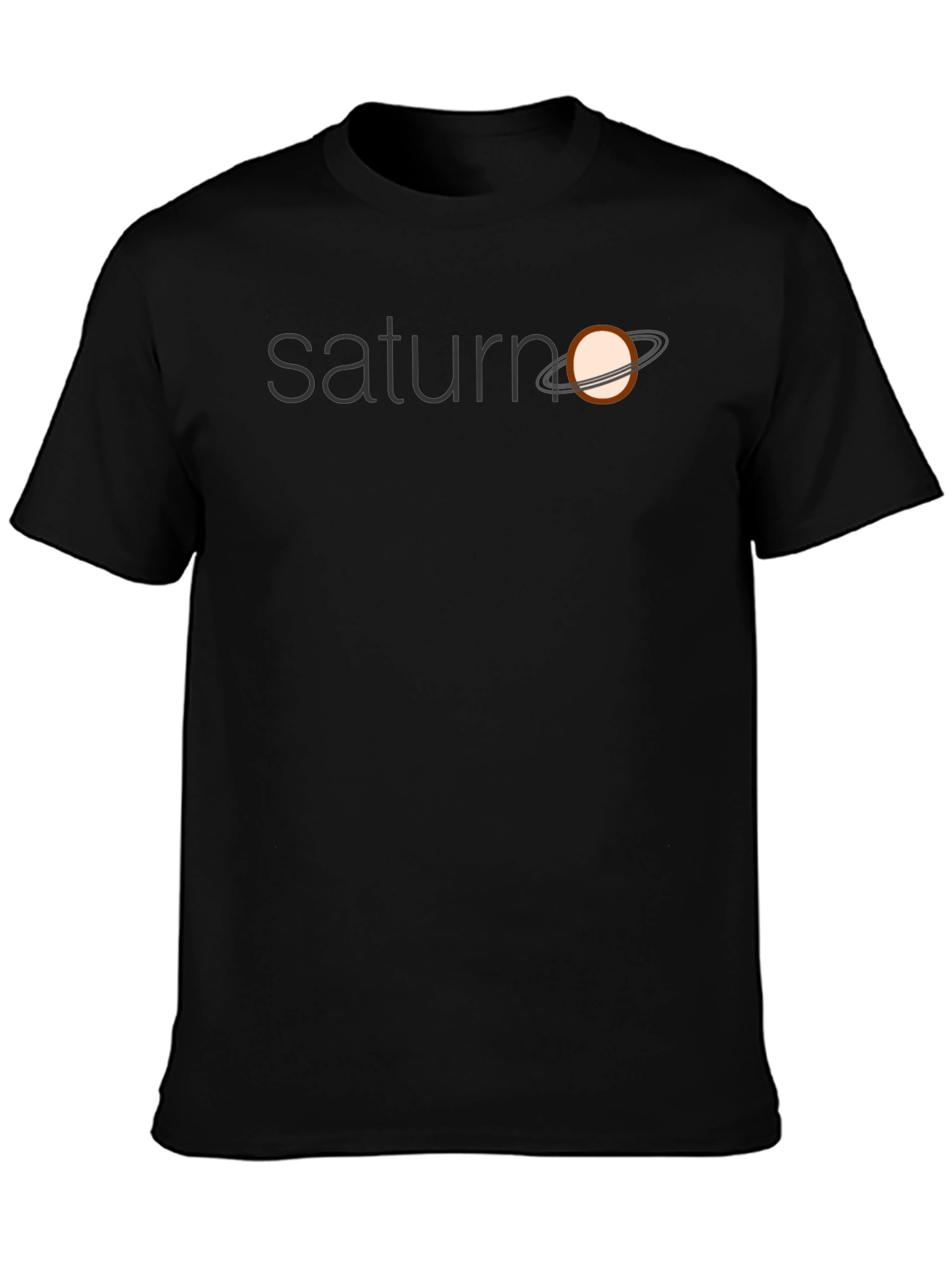 Saturn Graphic Tee - Unique Planet Design