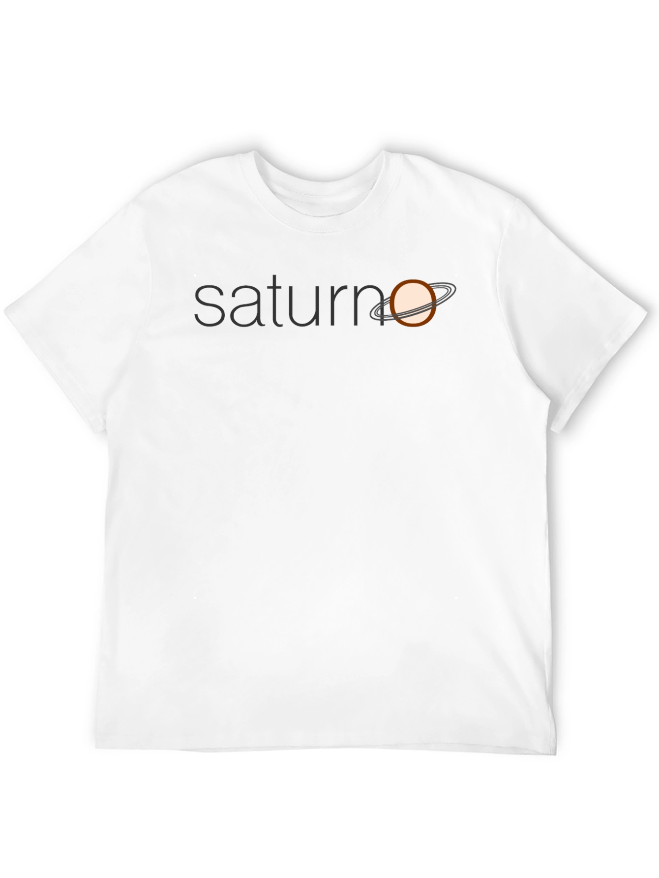 Saturn Graphic Tee - Unique Planet Design