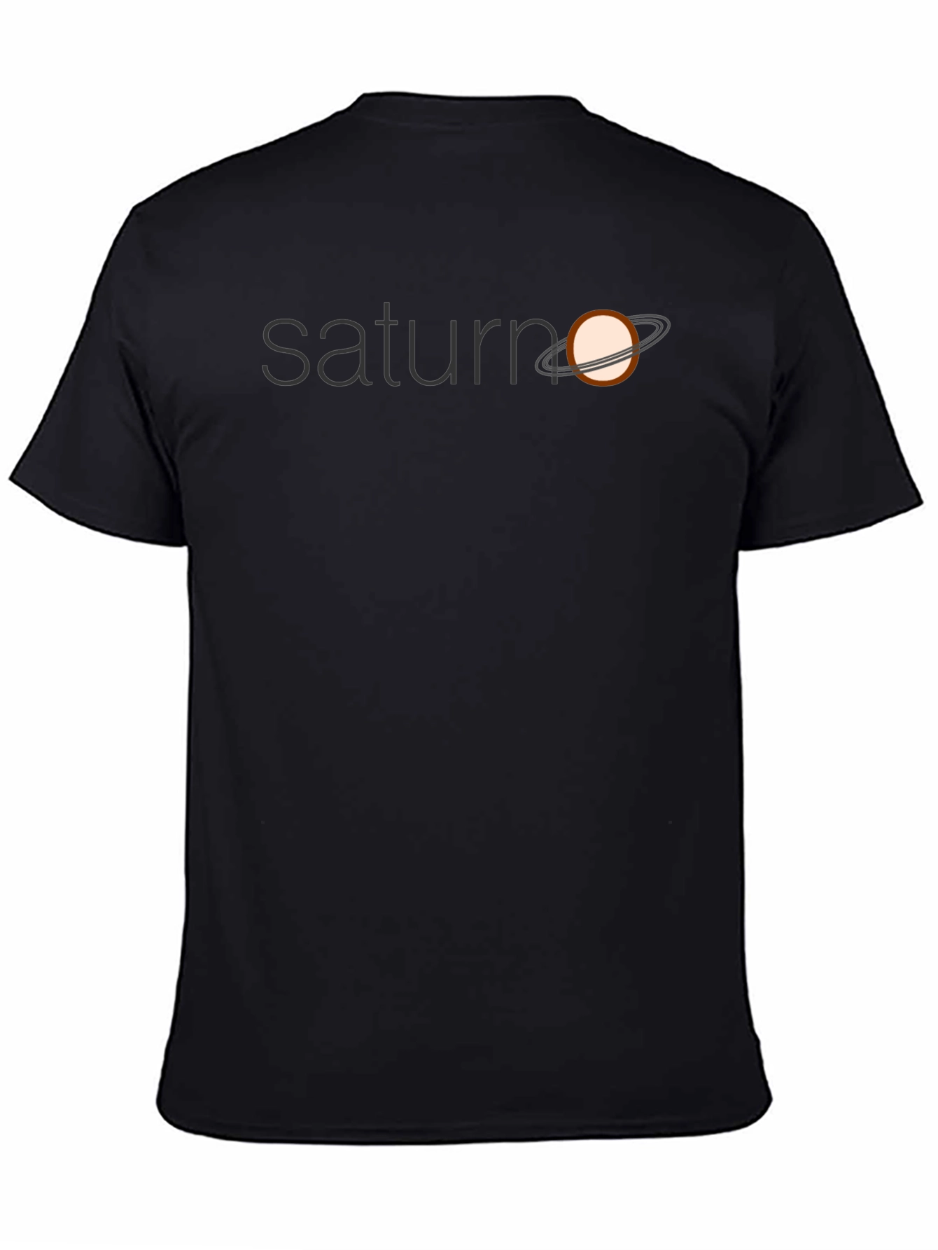 Saturn Graphic Tee - Unique Planet Design