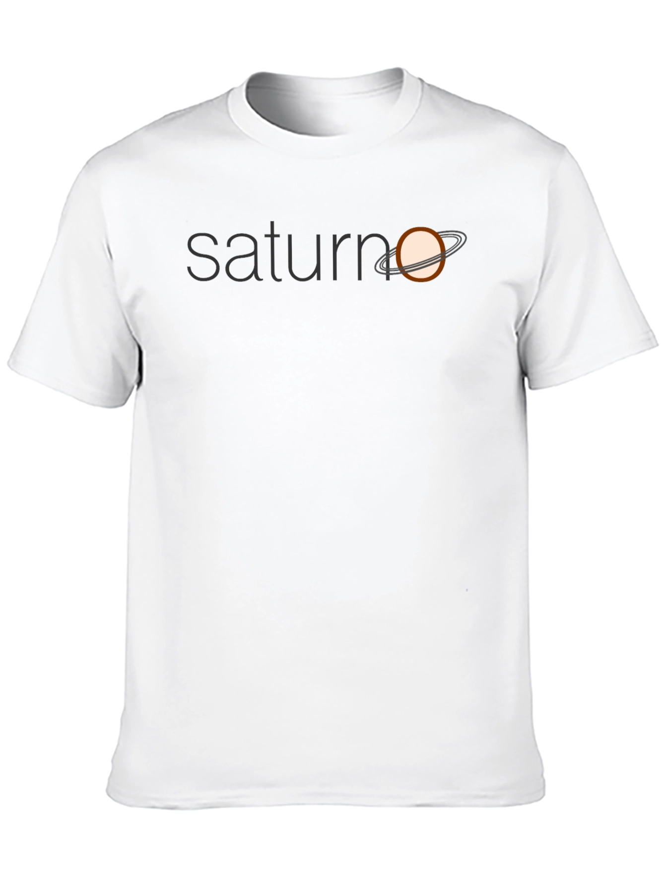 Saturn Graphic Tee - Unique Planet Design