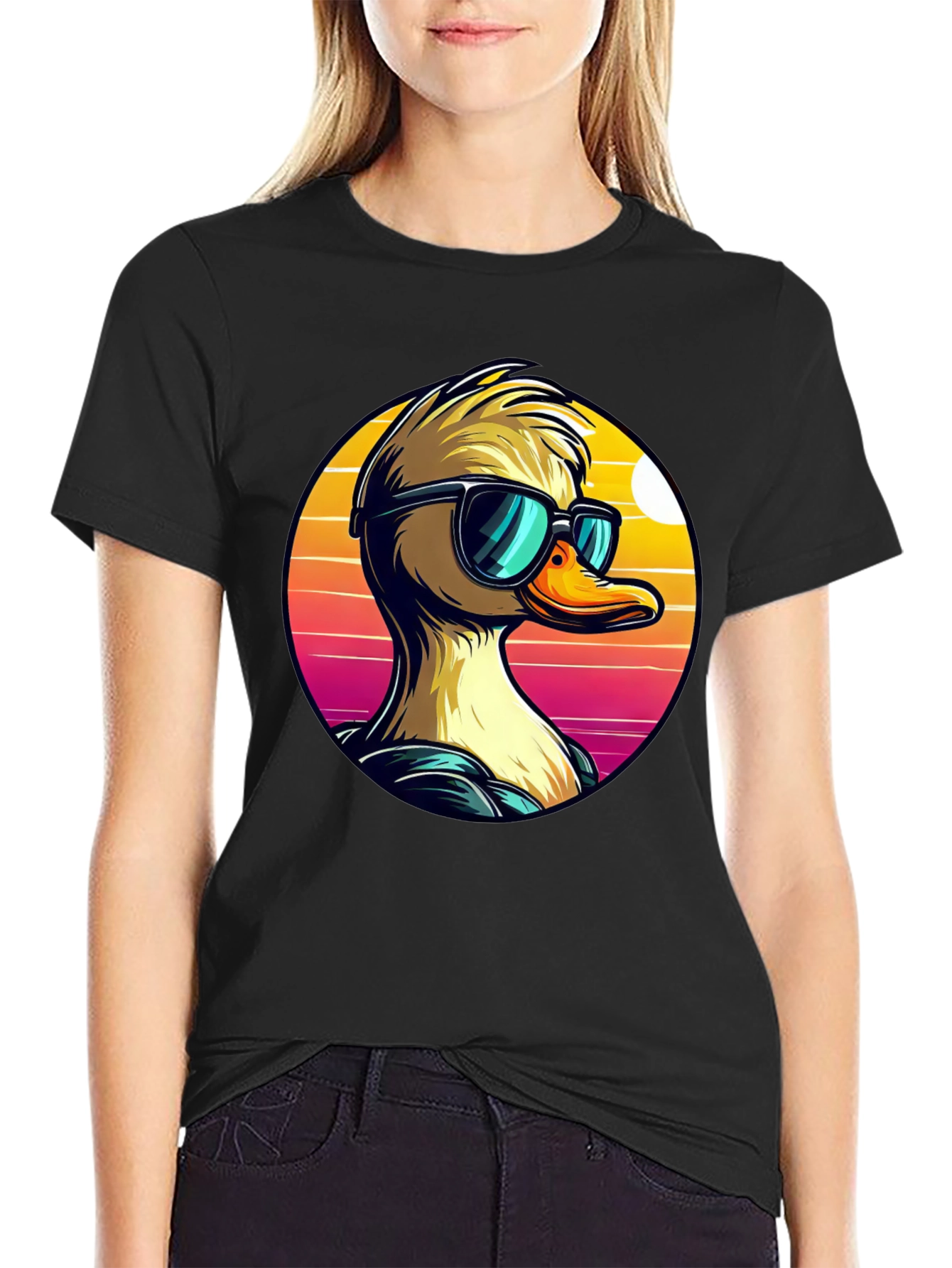 Cool Duck Graphic Tee - Retro Vibes