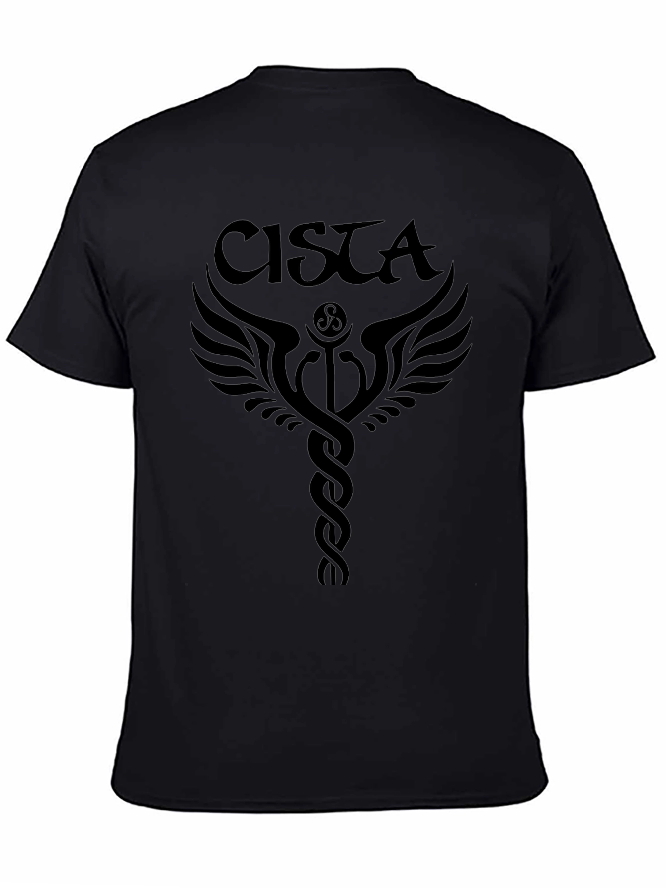 CISTA Graphic Tee - Black