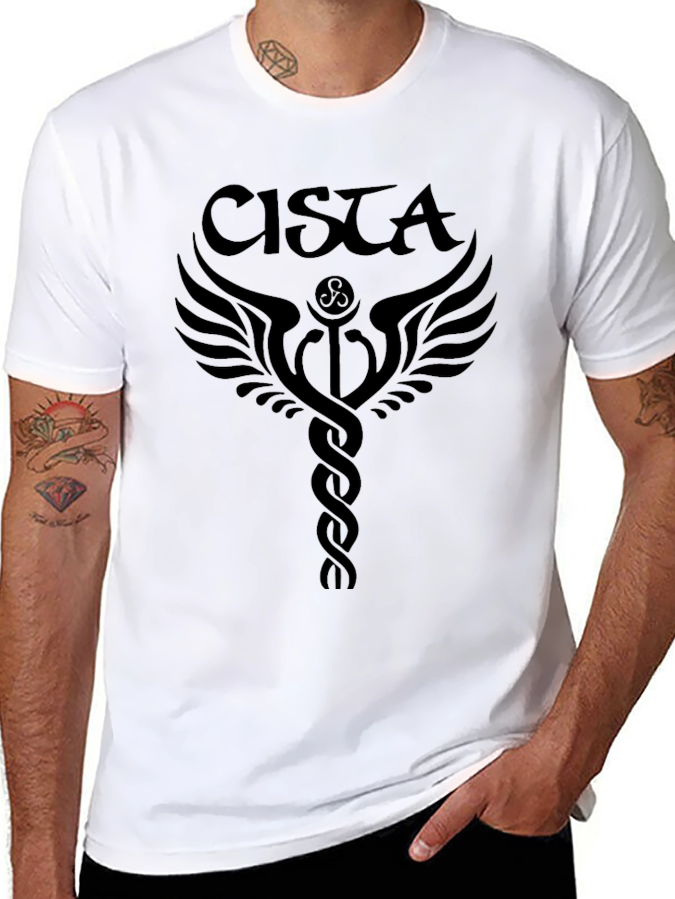 CISTA Graphic Tee - Black