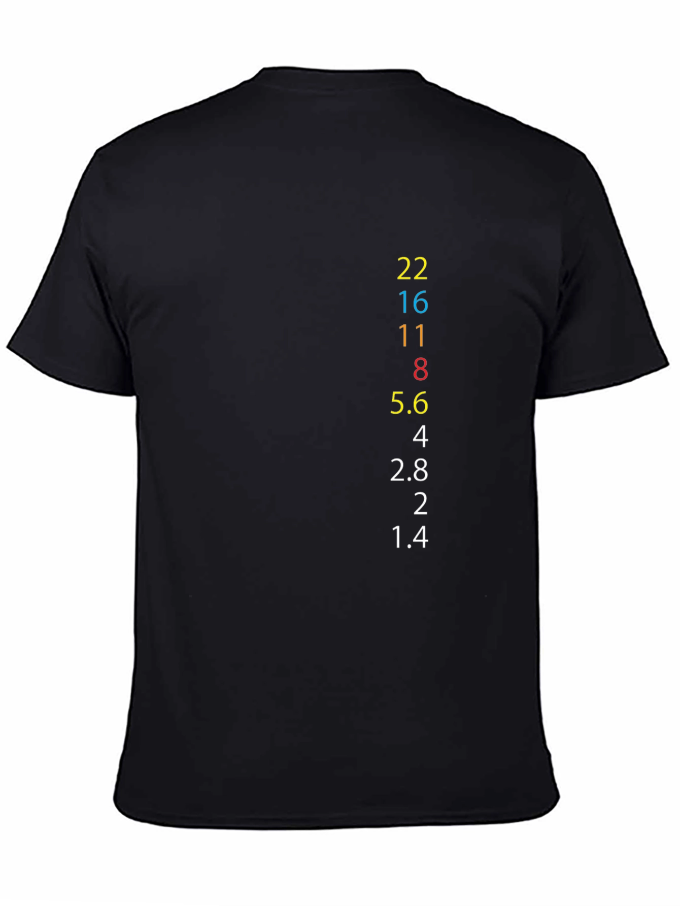 Aperture Photography T-Shirt - Black Cotton Crew Neck Tee