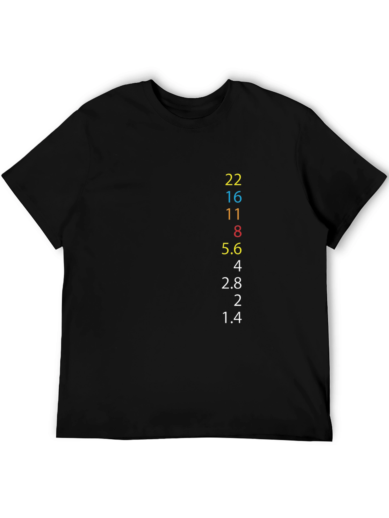 Aperture Photography T-Shirt - Black Cotton Crew Neck Tee