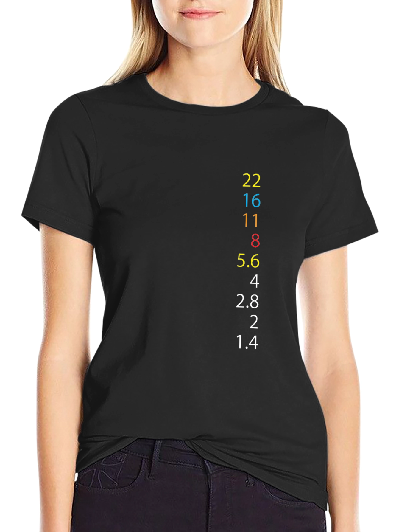 Aperture Photography T-Shirt - Black Cotton Crew Neck Tee