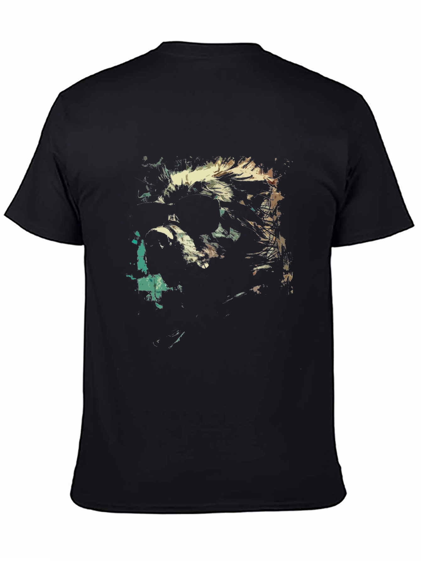 Graphic Print Crew Neck T-Shirt