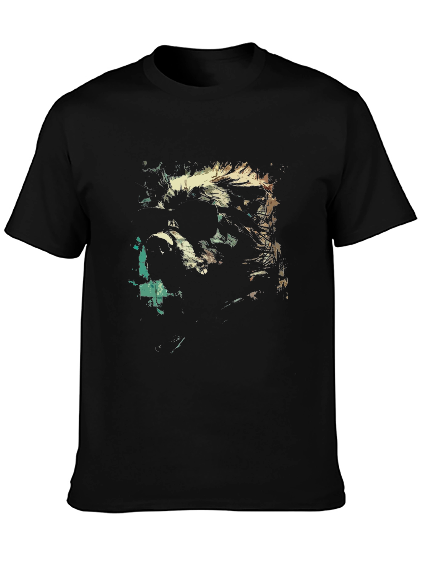 Graphic Print Crew Neck T-Shirt
