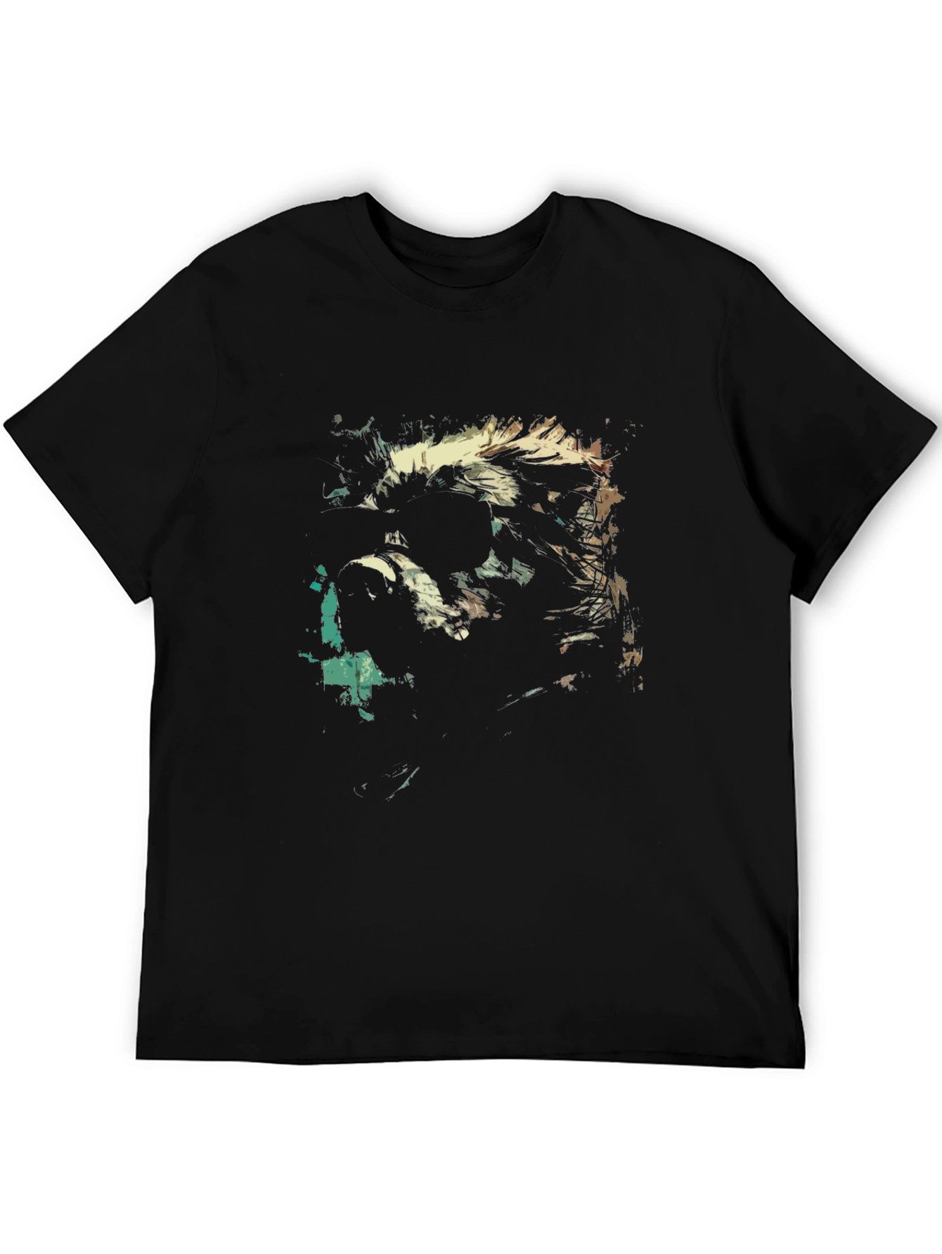 Graphic Print Crew Neck T-Shirt