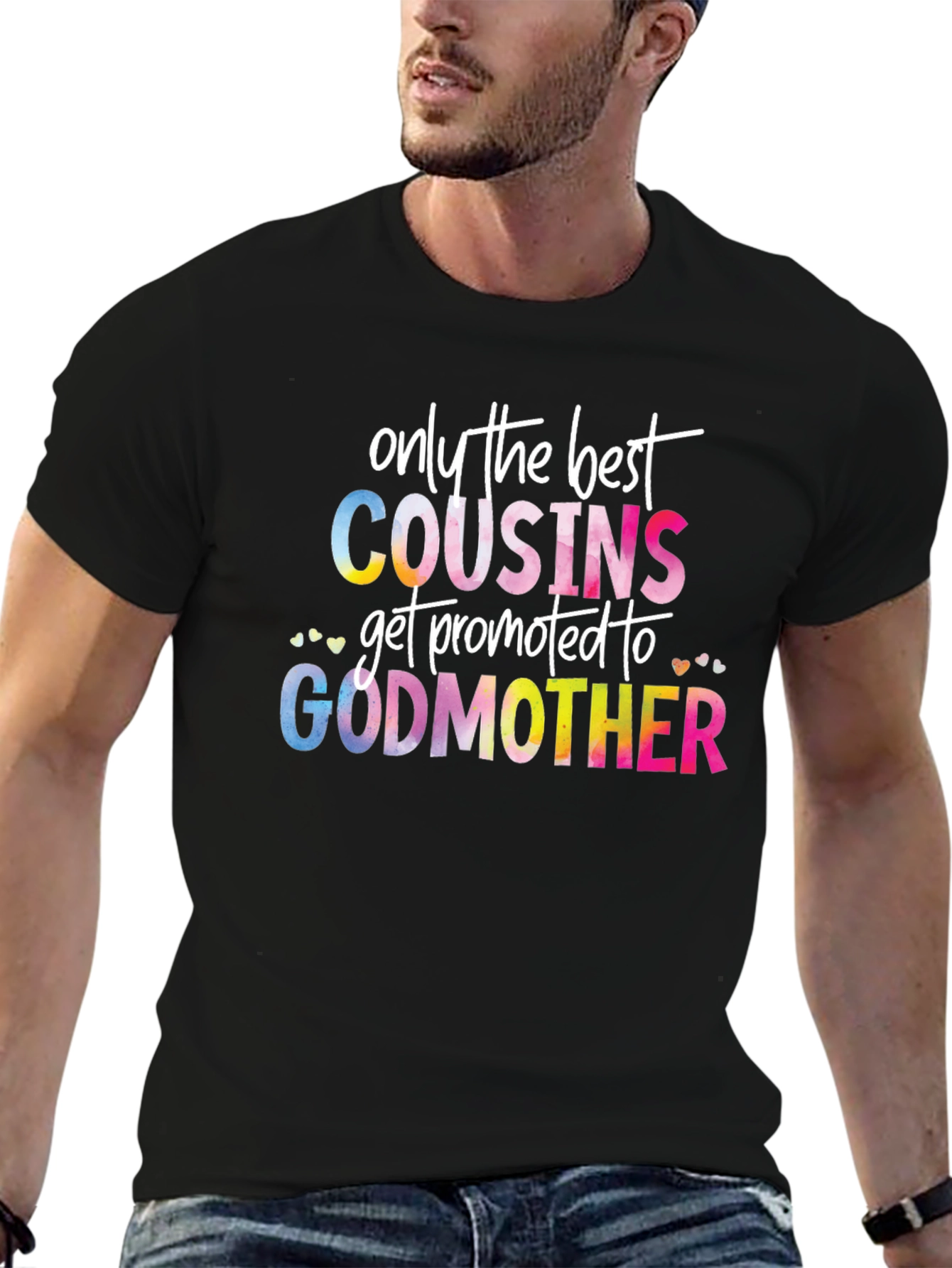 Best Cousins Promoted to Godmother T-Shirt