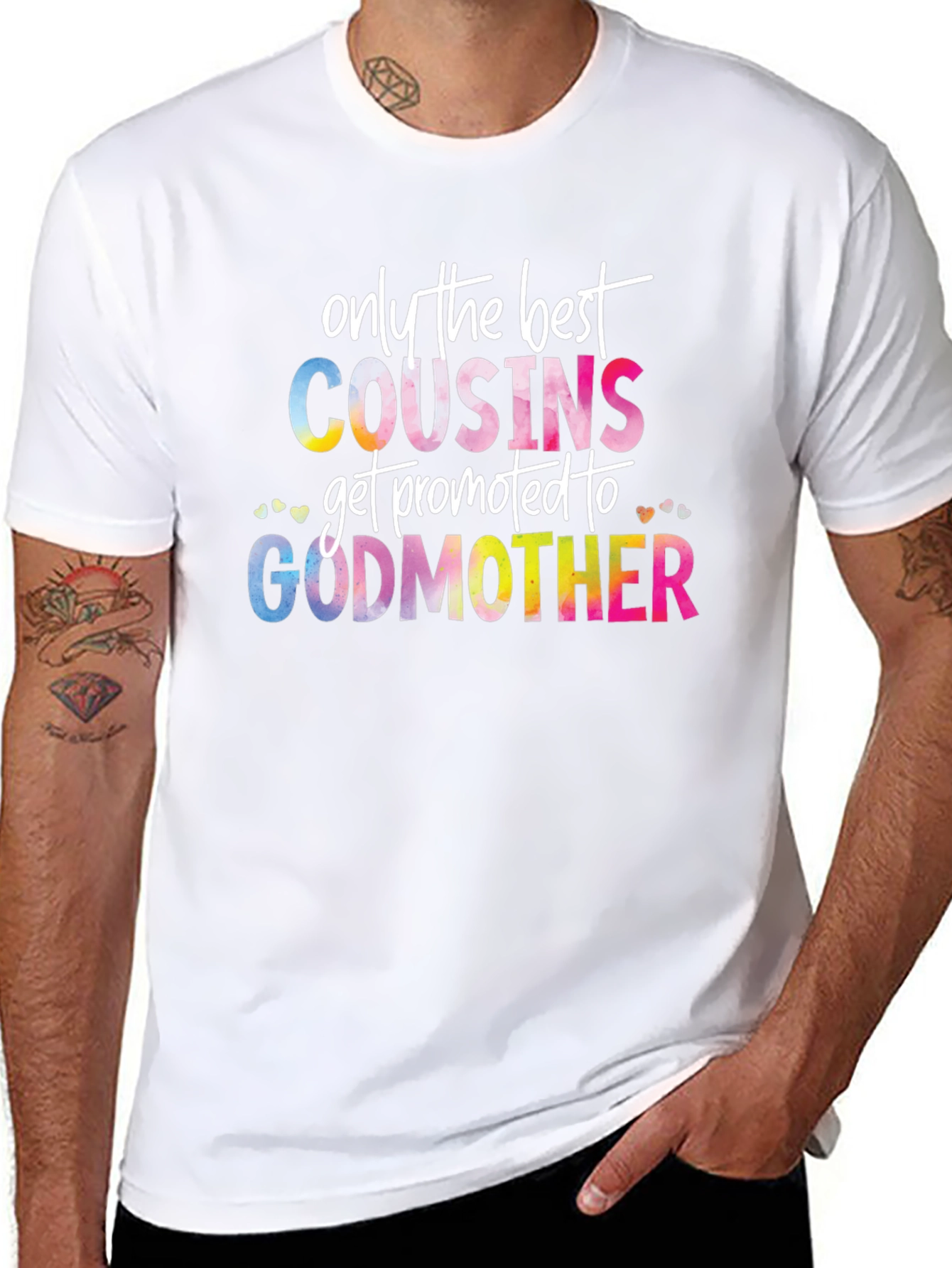 Best Cousins Promoted to Godmother T-Shirt