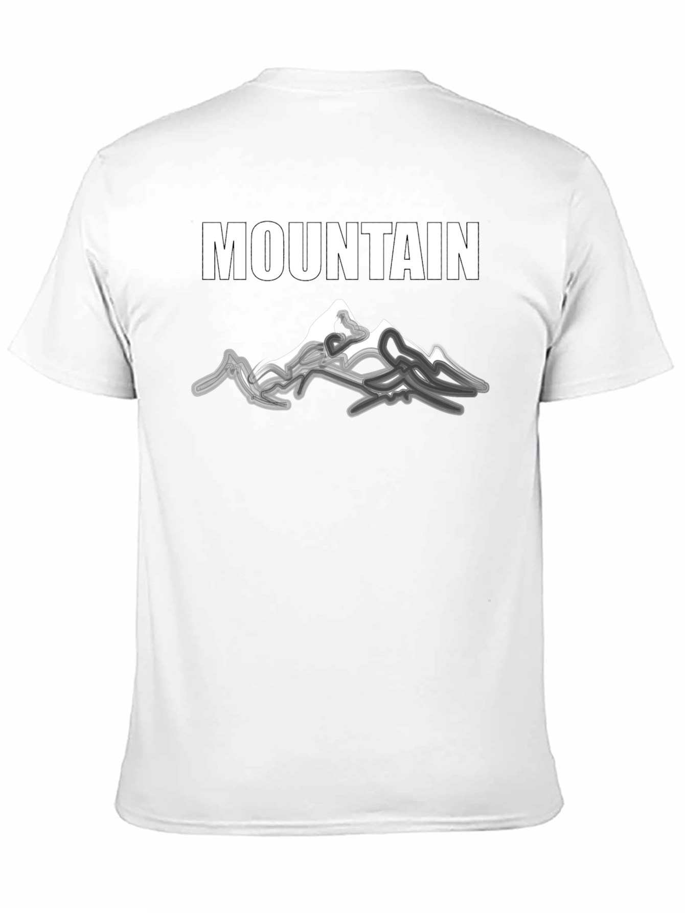 Mountain Graphic Black Tee