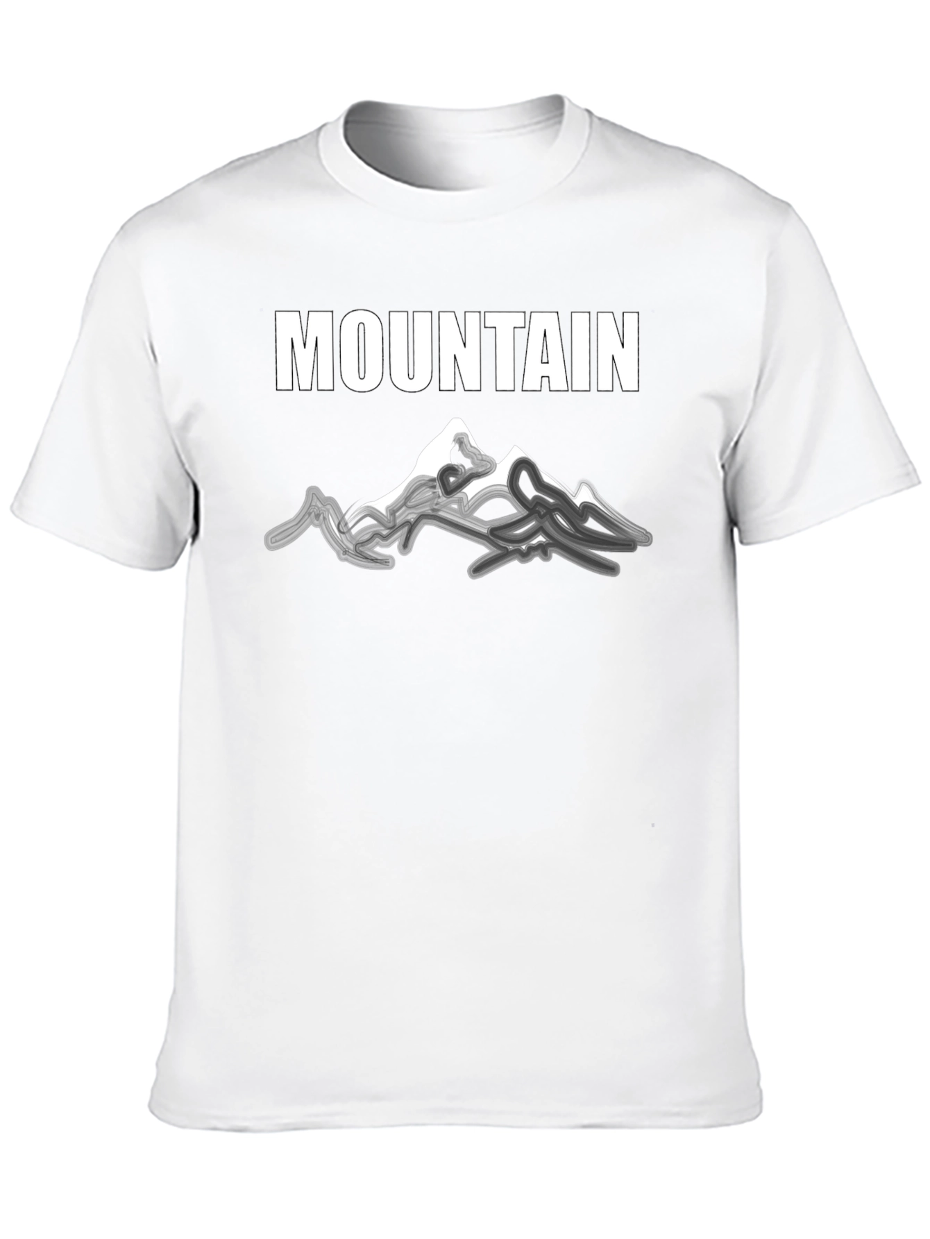 Mountain Graphic Black Tee
