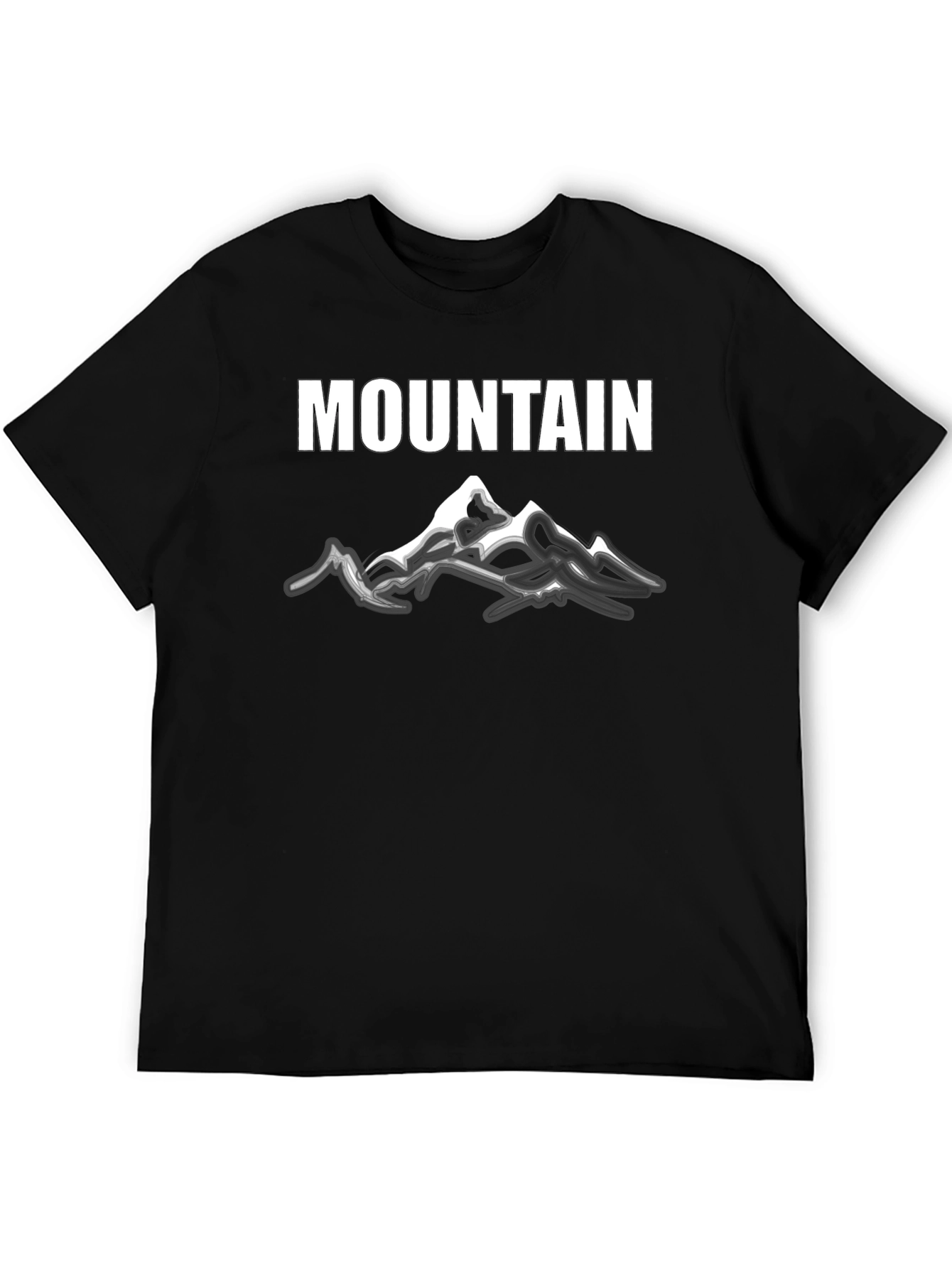Mountain Graphic Black Tee
