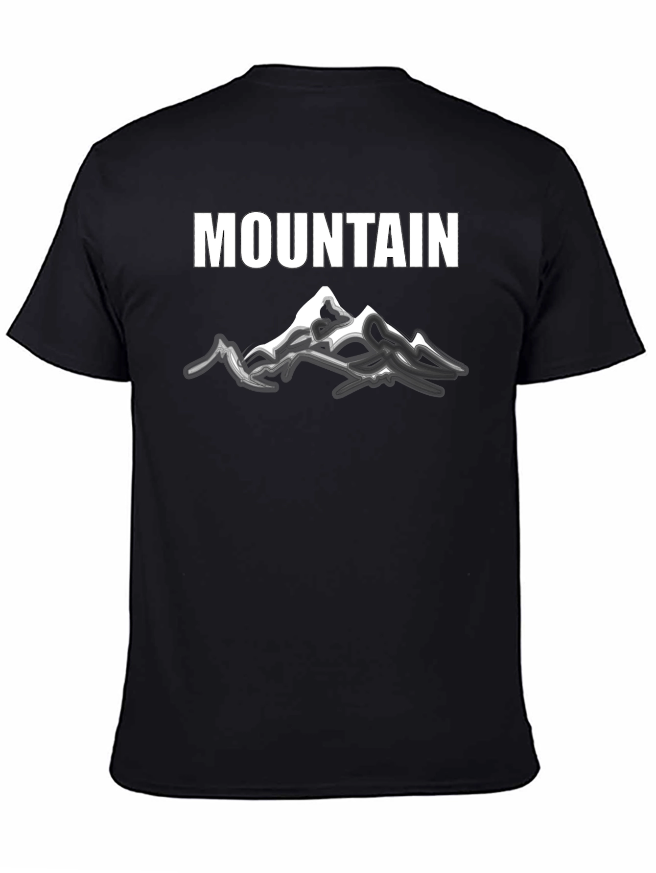 Mountain Graphic Black Tee