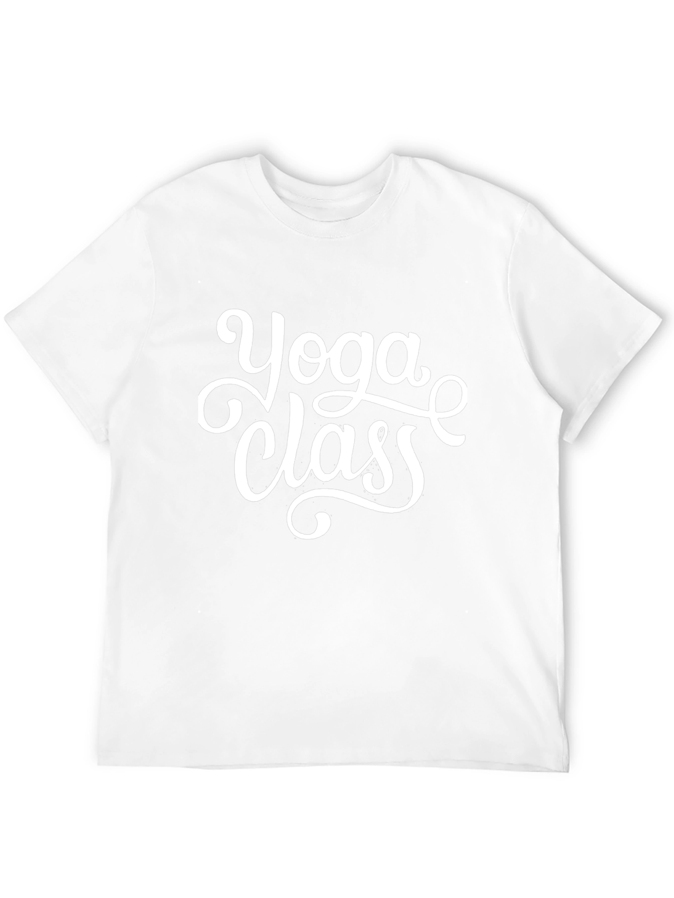Yoga Class Graphic Print Black T-Shirt