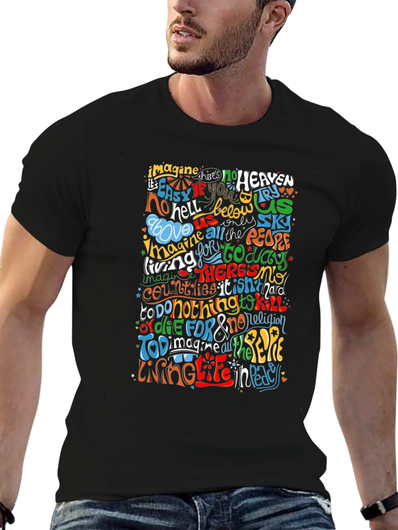 Imagine Peace Graphic T-Shirt