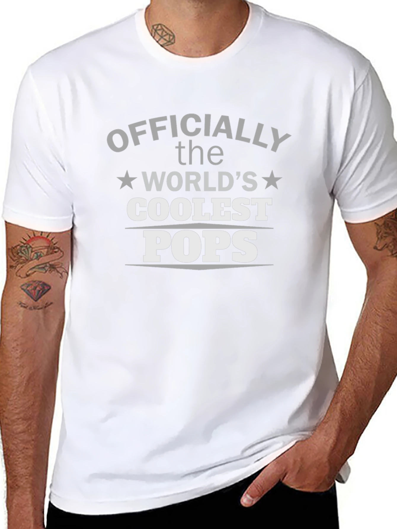 Coolest Pops T-Shirt - Gift for Dad