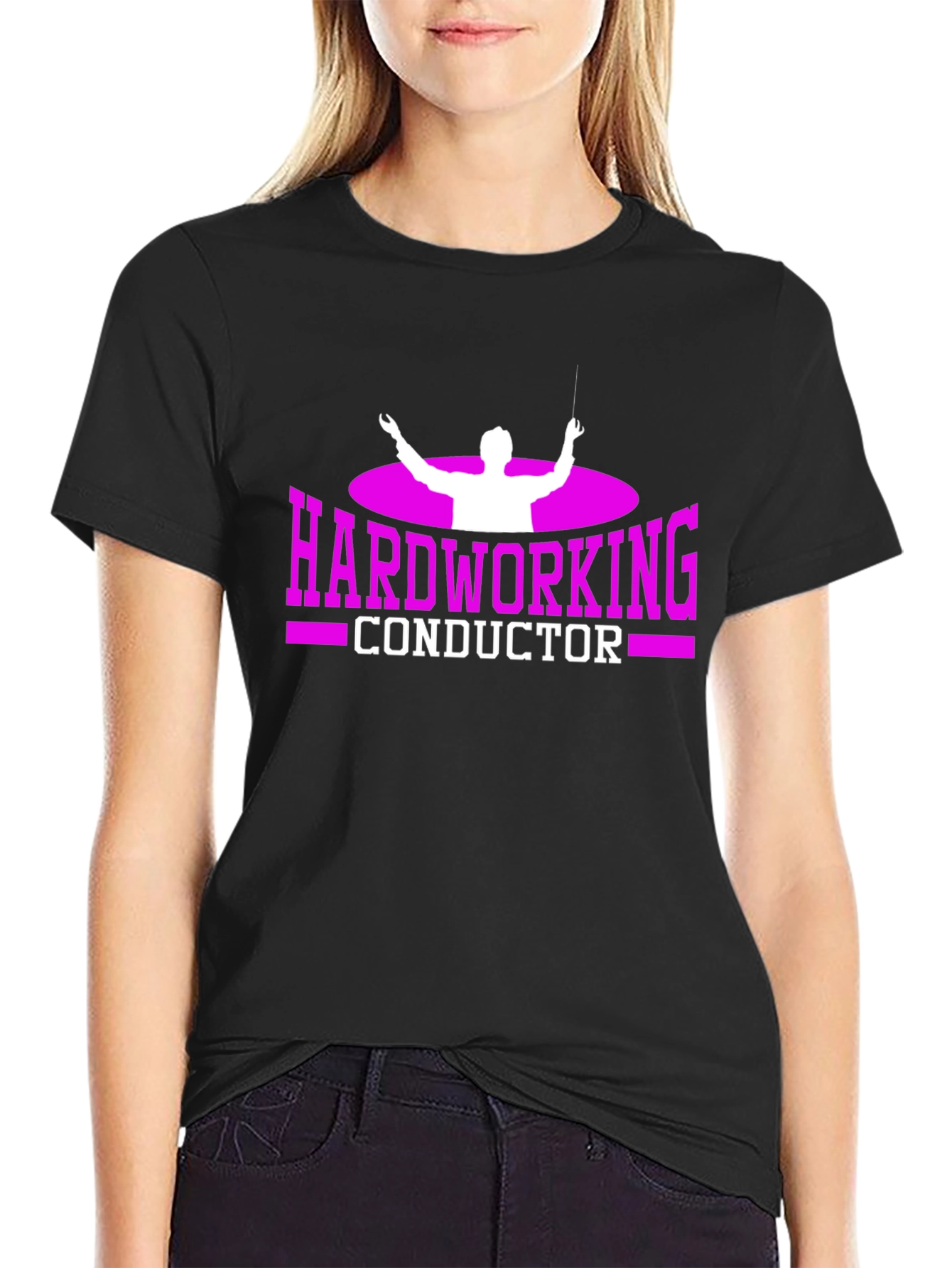 Hardworking Conductor Graphic T-Shirt