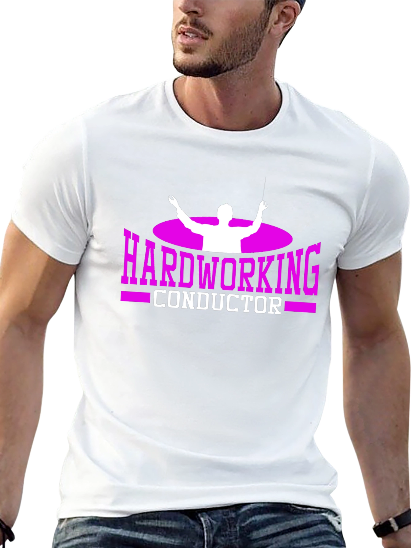 Hardworking Conductor Graphic T-Shirt