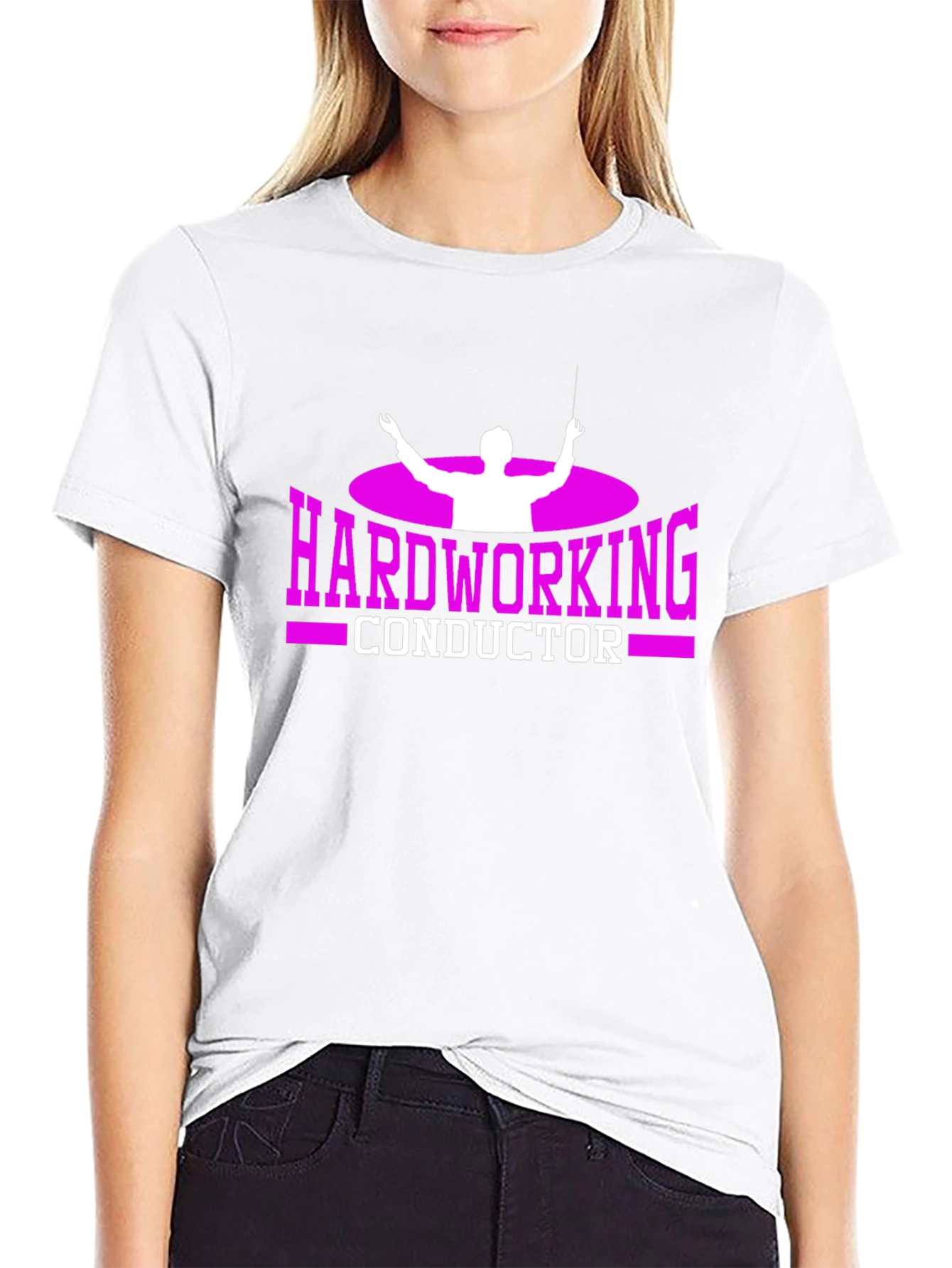 Hardworking Conductor Graphic T-Shirt