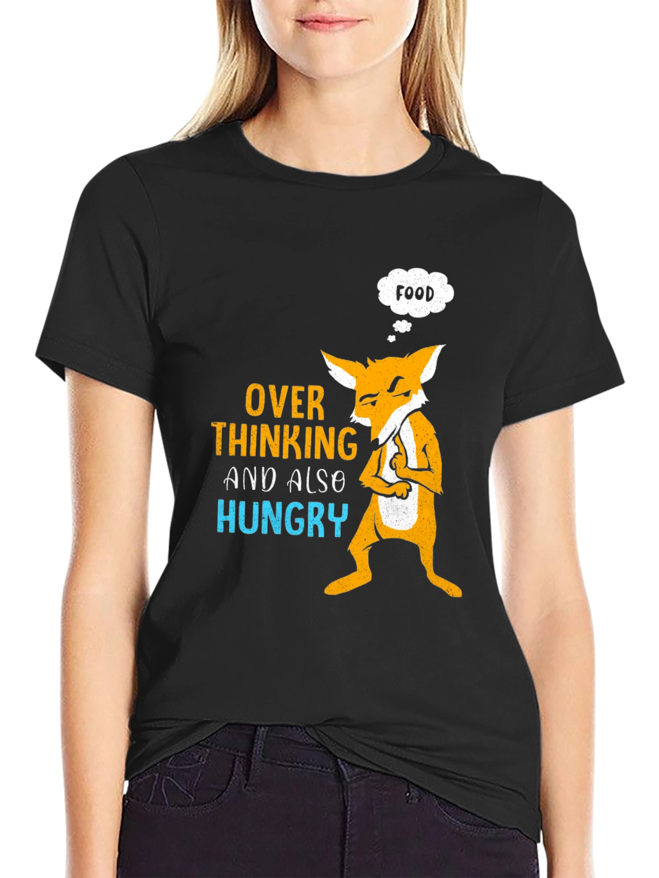 Overthinking and Hungry Fox T-Shirt