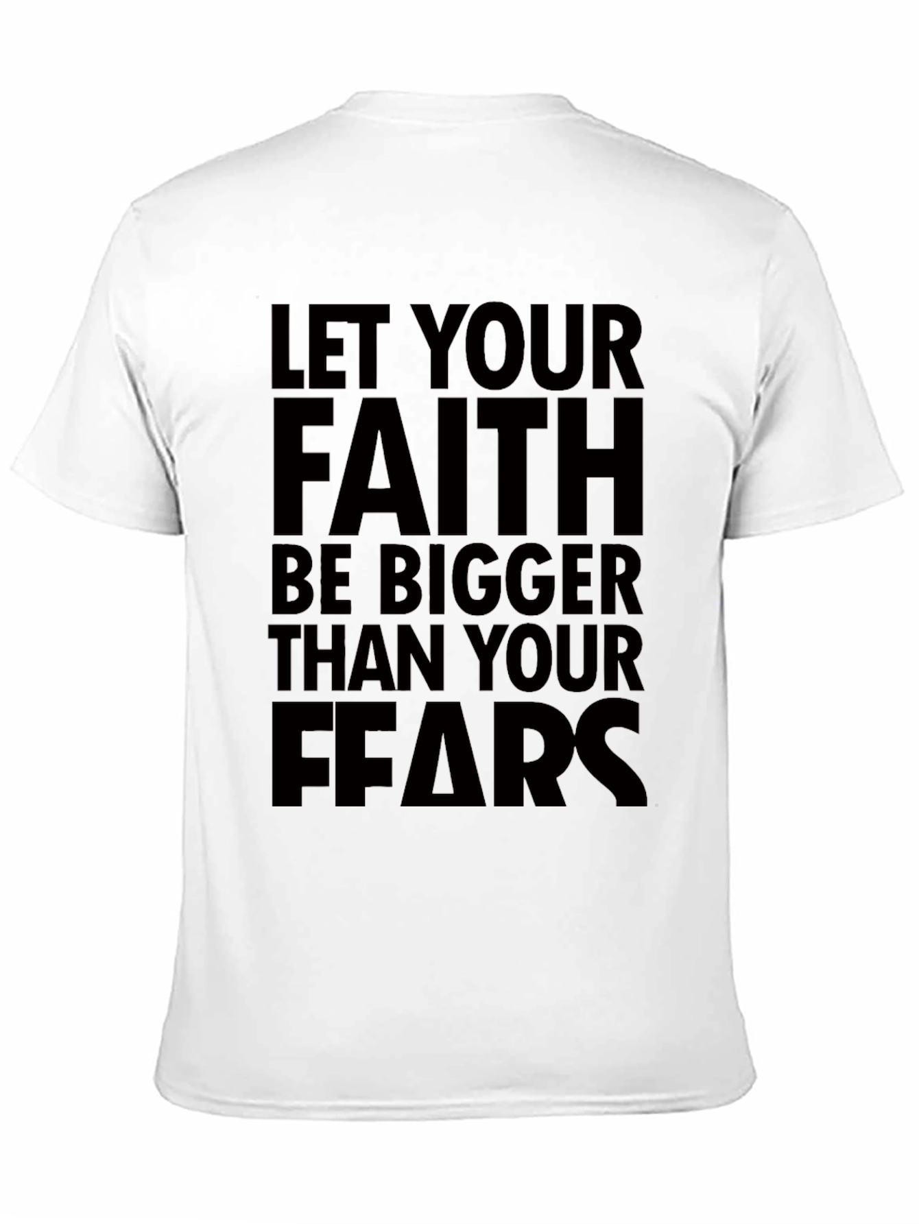 Faith Over Fear Graphic T-Shirt - Mens Christian Tee