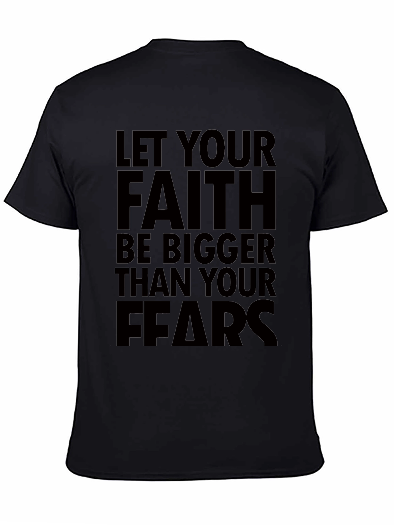 Faith Over Fear Graphic T-Shirt - Mens Christian Tee