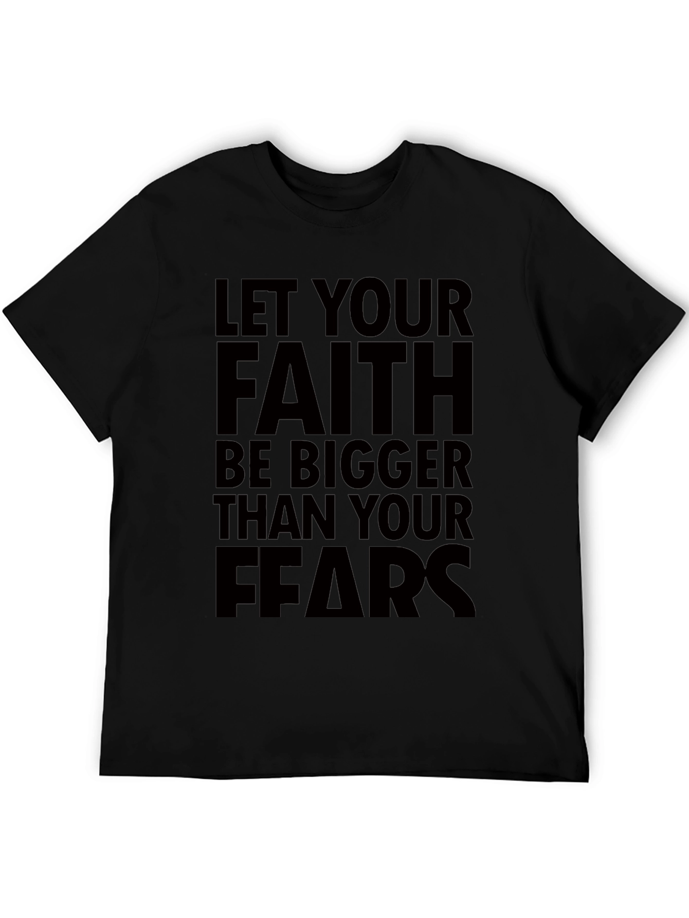 Faith Over Fear Graphic T-Shirt - Mens Christian Tee