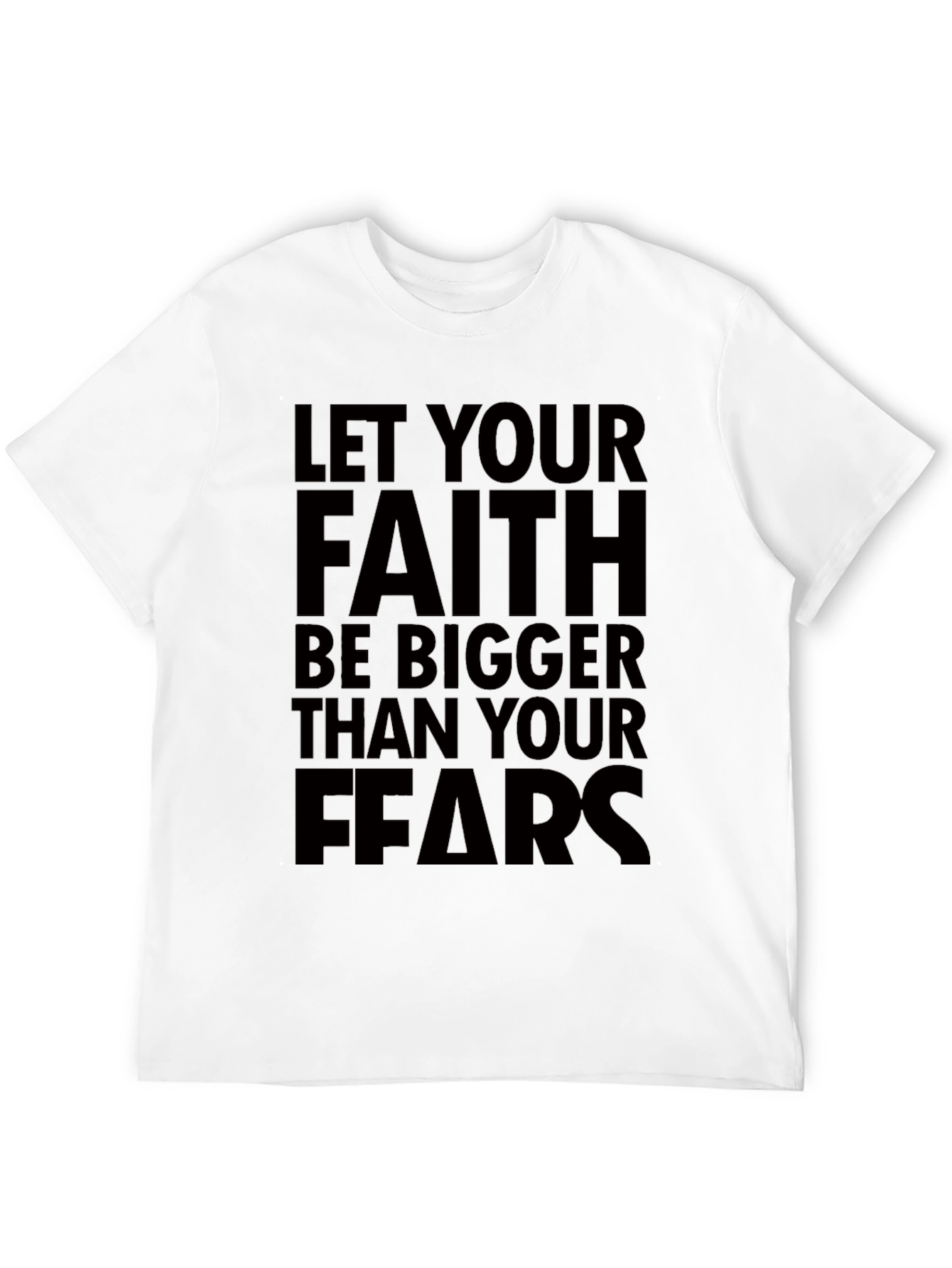 Faith Over Fear Graphic T-Shirt - Mens Christian Tee