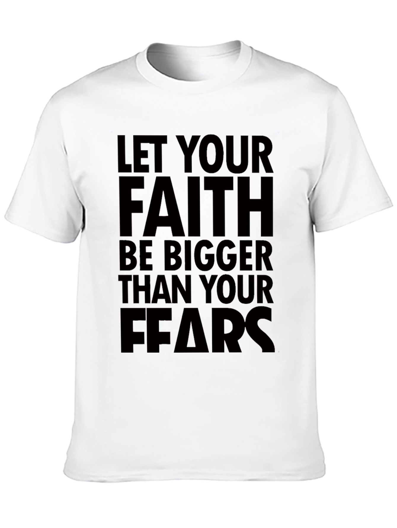 Faith Over Fear Graphic T-Shirt - Mens Christian Tee