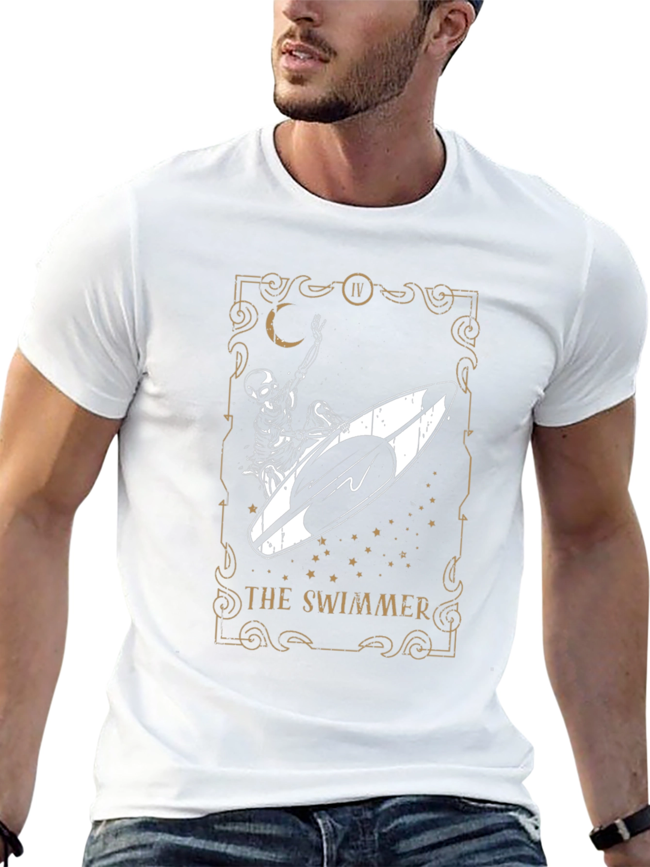 The Swimmer Tarot Card T-Shirt