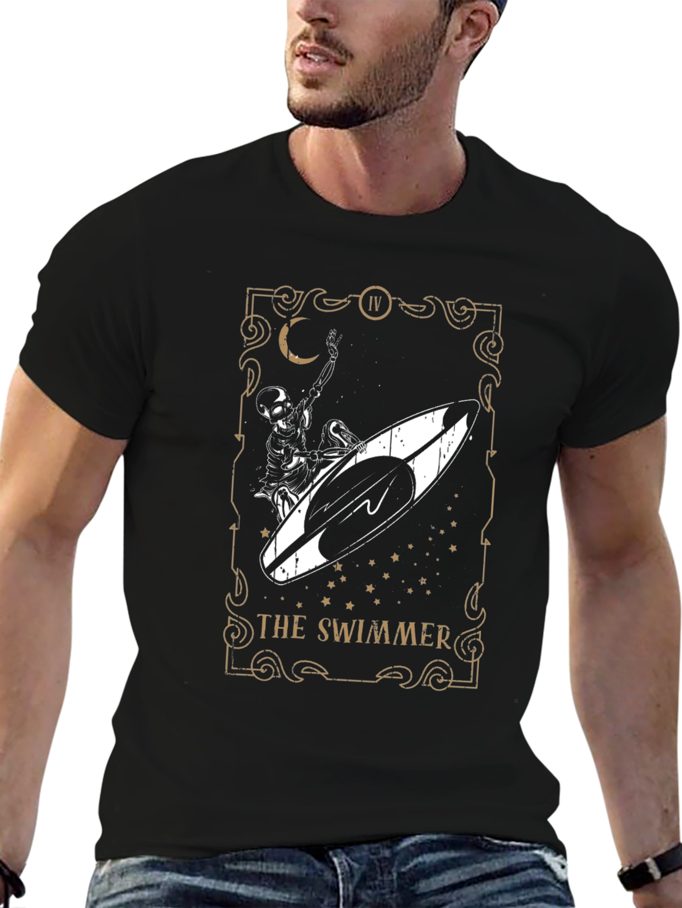 The Swimmer Tarot Card T-Shirt