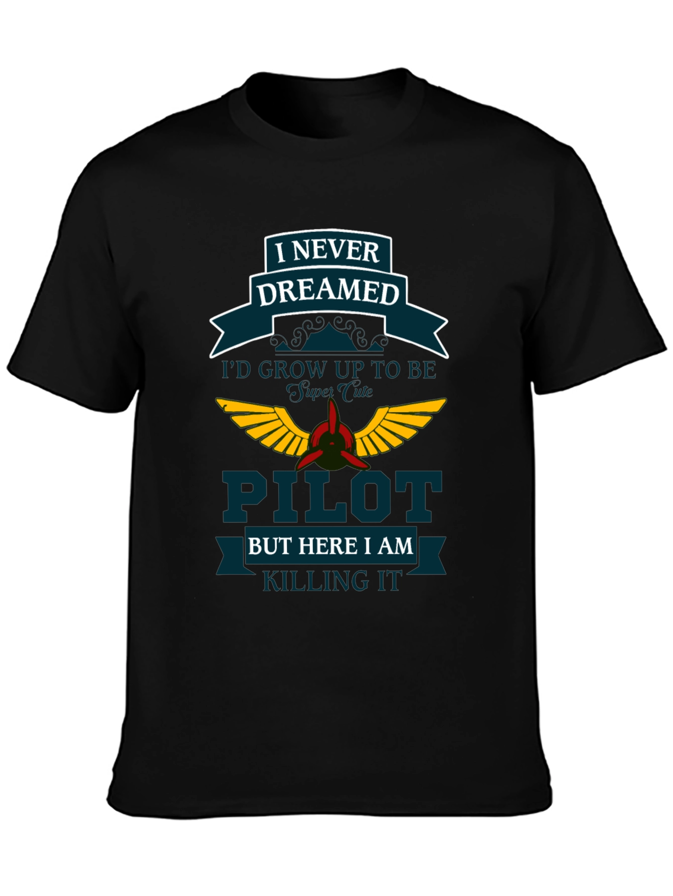 Pilot Dreamed T-Shirt - Aviation Gift
