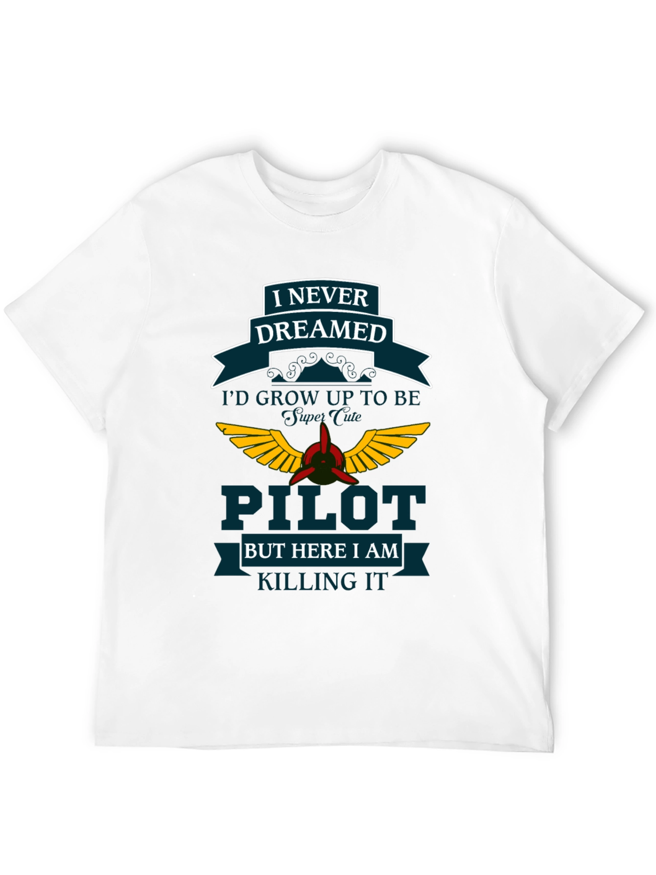 Pilot Dreamed T-Shirt - Aviation Gift