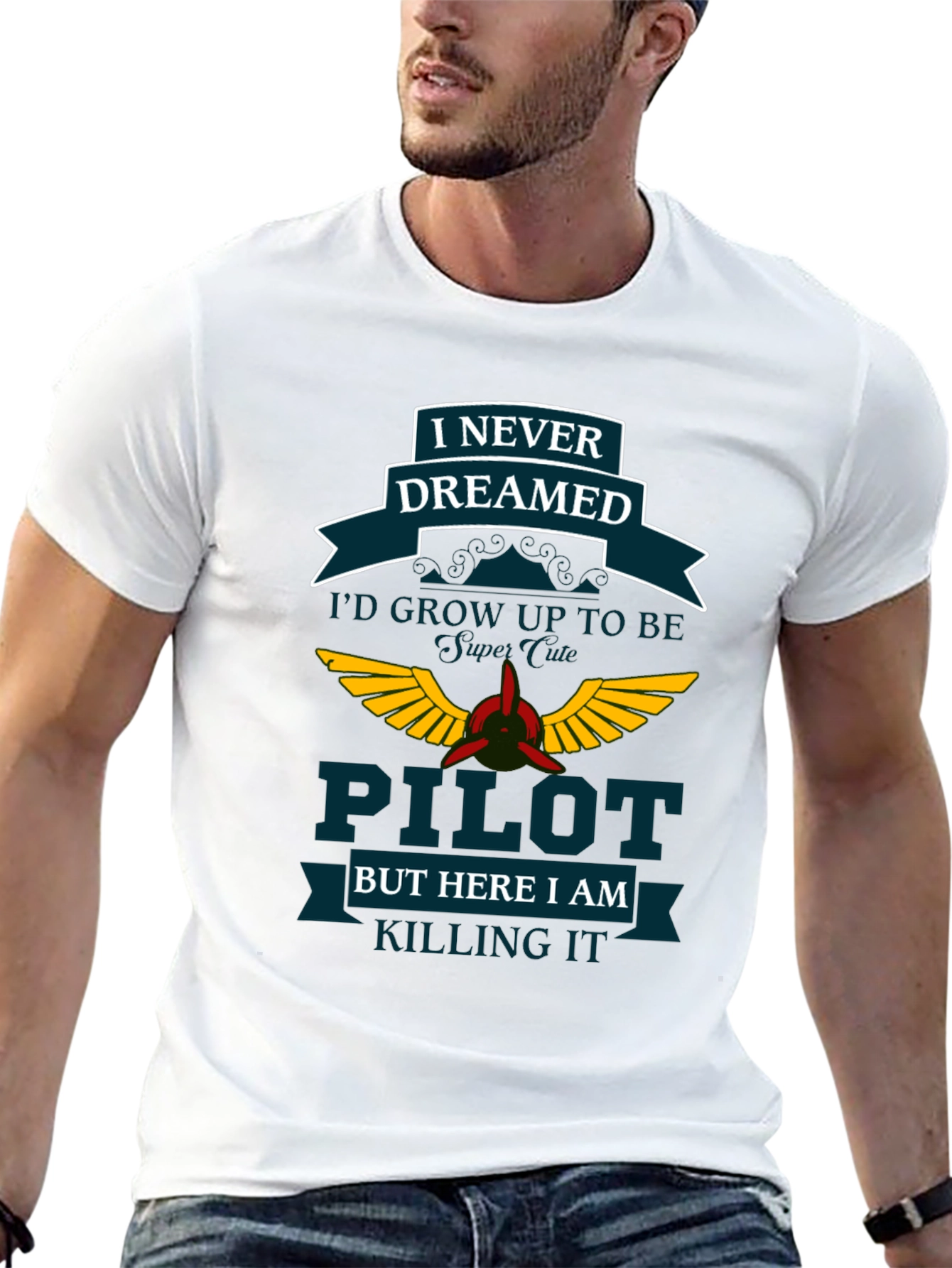 Pilot Dreamed T-Shirt - Aviation Gift