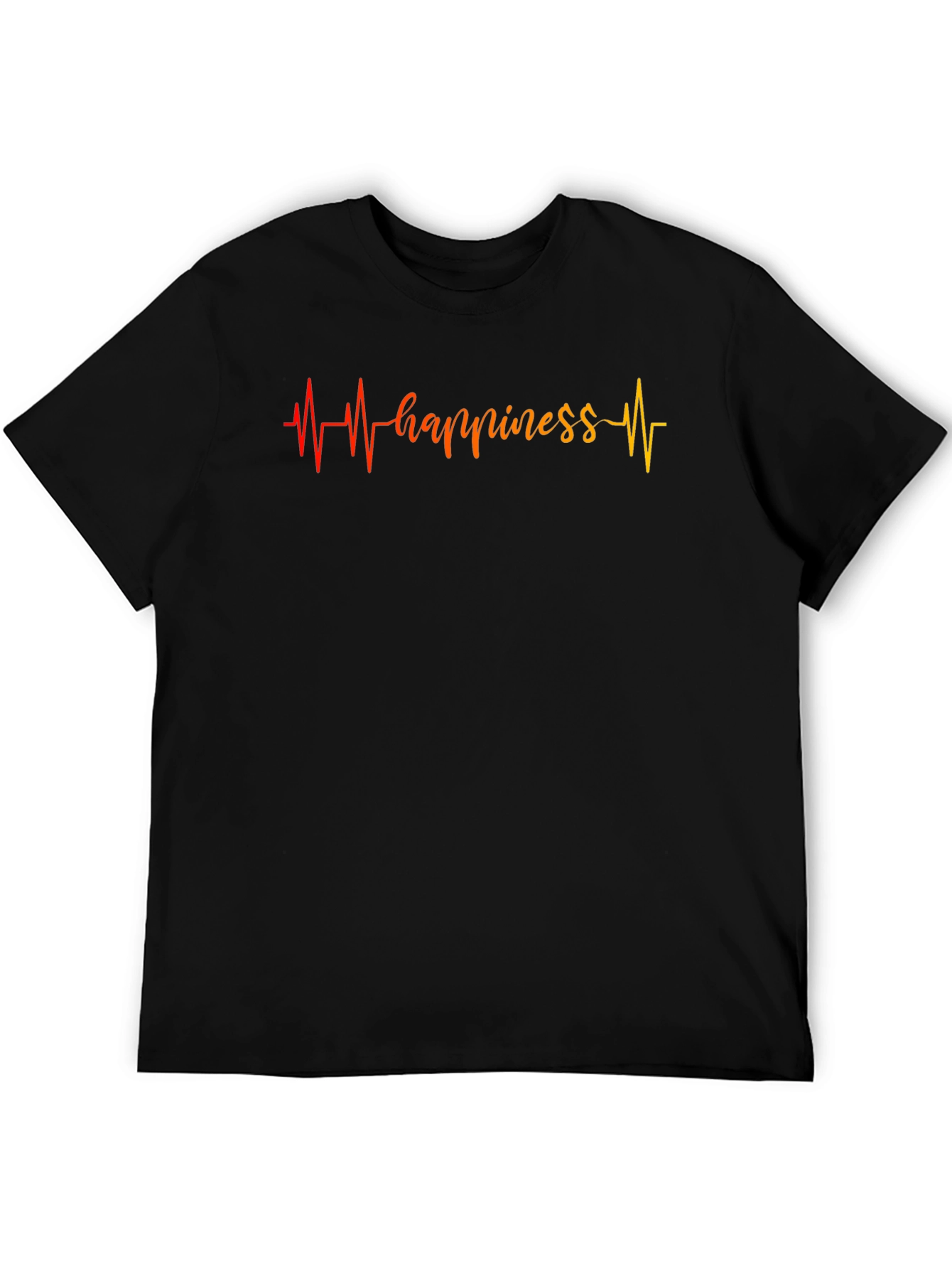 Happiness Heartbeat Graphic T-Shirt - Comfort Fit