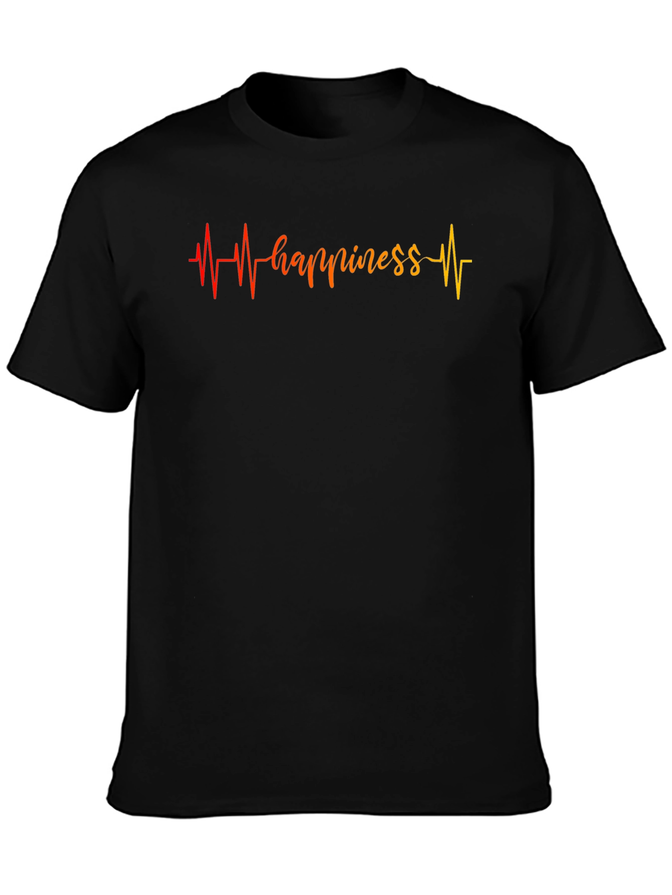 Happiness Heartbeat Graphic T-Shirt - Comfort Fit