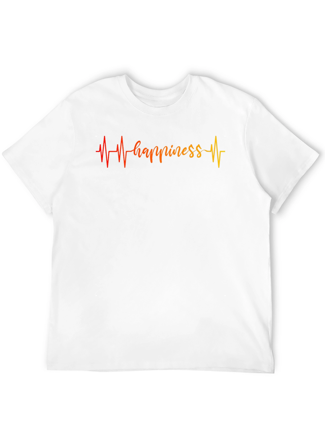 Happiness Heartbeat Graphic T-Shirt - Comfort Fit