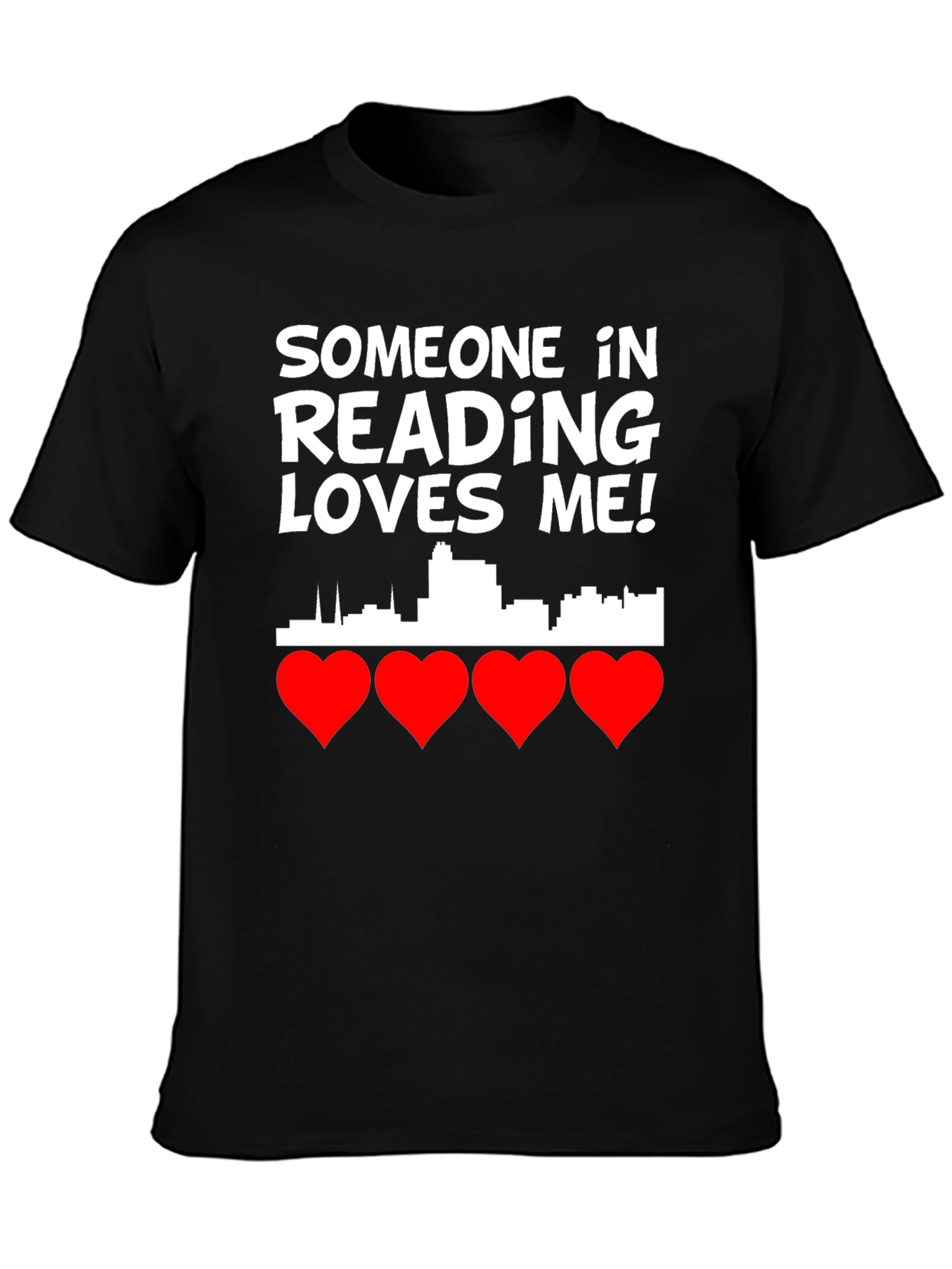 Reading PA Love T-Shirt - City Skyline Graphic Tee