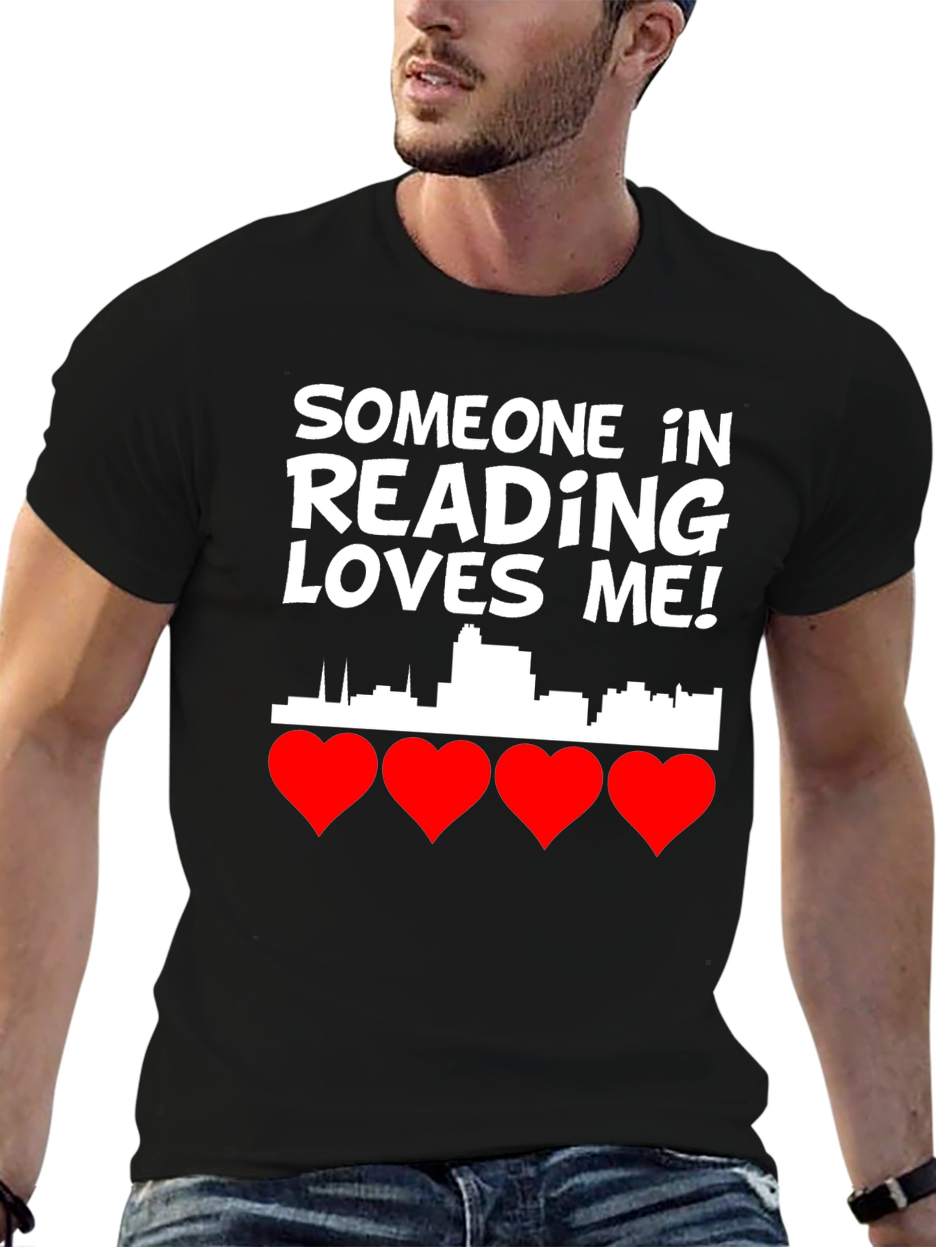 Reading PA Love T-Shirt - City Skyline Graphic Tee