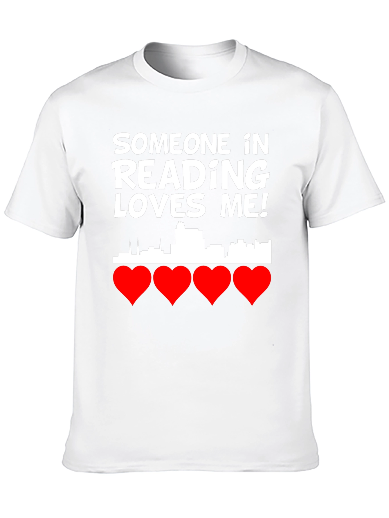 Reading PA Love T-Shirt - City Skyline Graphic Tee