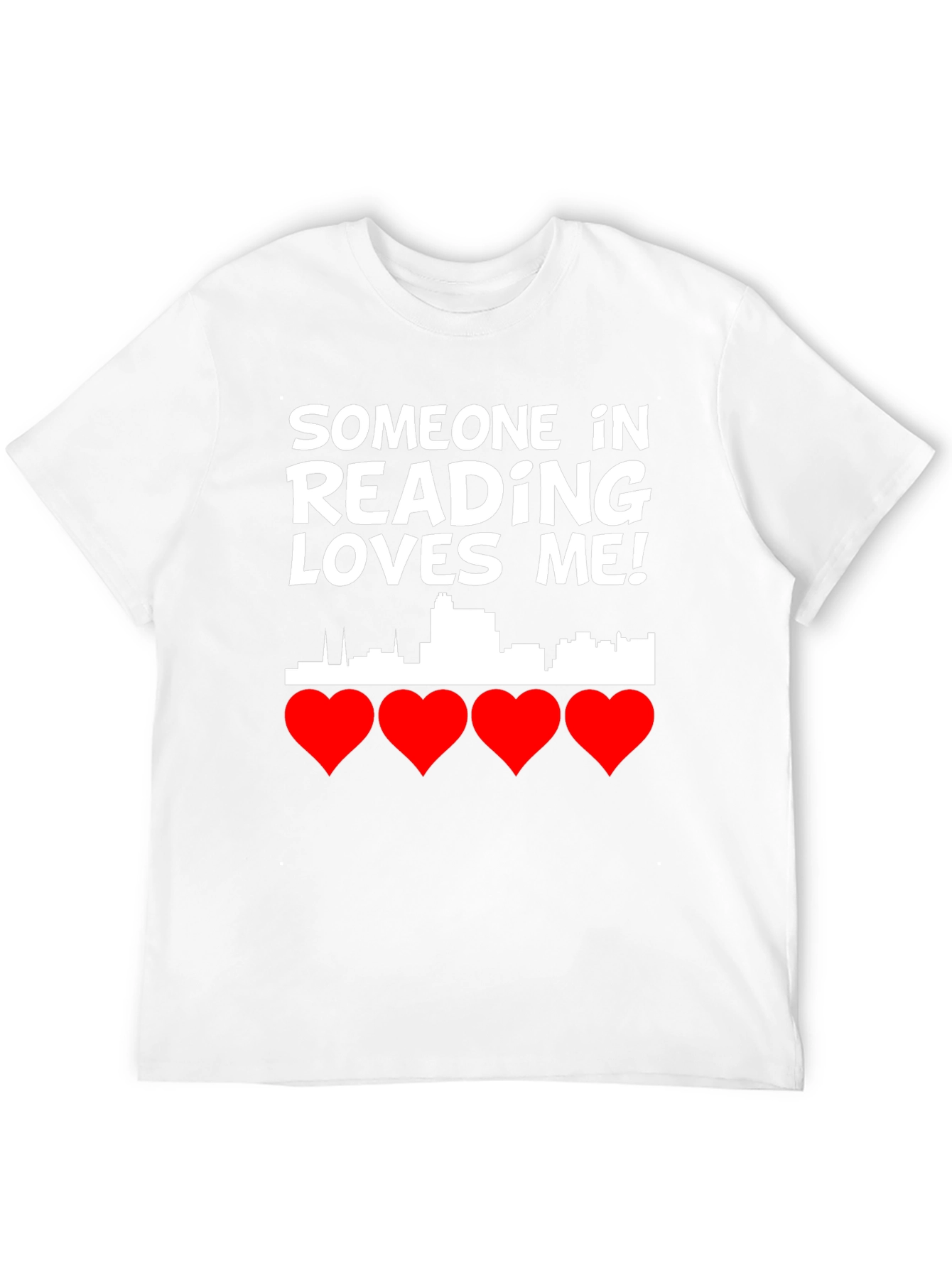 Reading PA Love T-Shirt - City Skyline Graphic Tee
