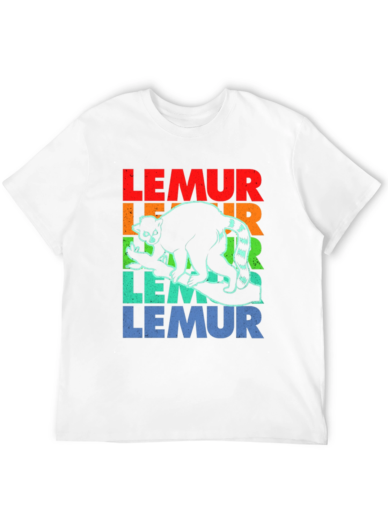 Retro Lemur Graphic T-Shirt