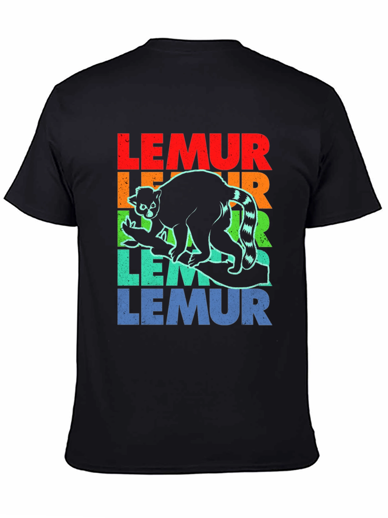 Retro Lemur Graphic T-Shirt